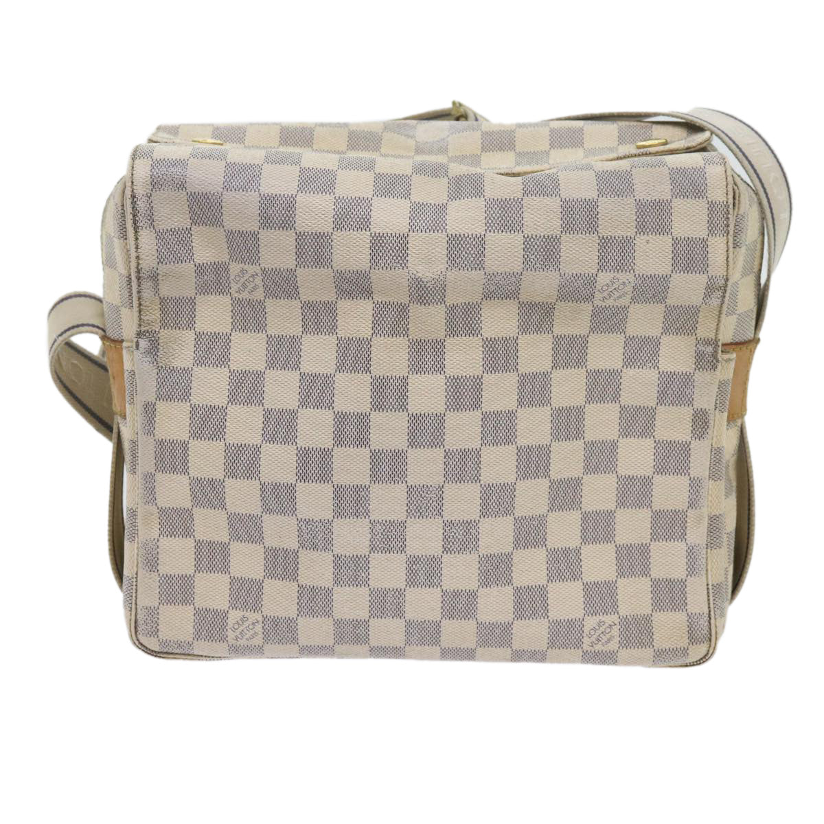 LOUIS VUITTON Damier Azur Naviglio Shoulder Bag N51189 LV 60889