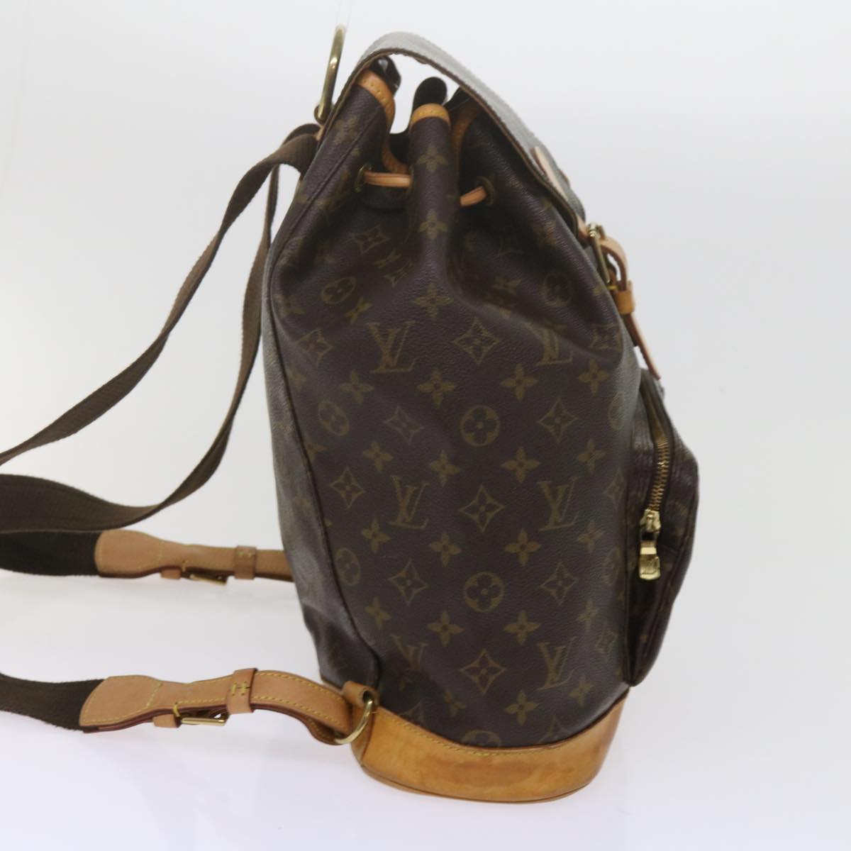 LOUIS VUITTON Monogram Montsouris GM Backpack M51135 LV 60900
