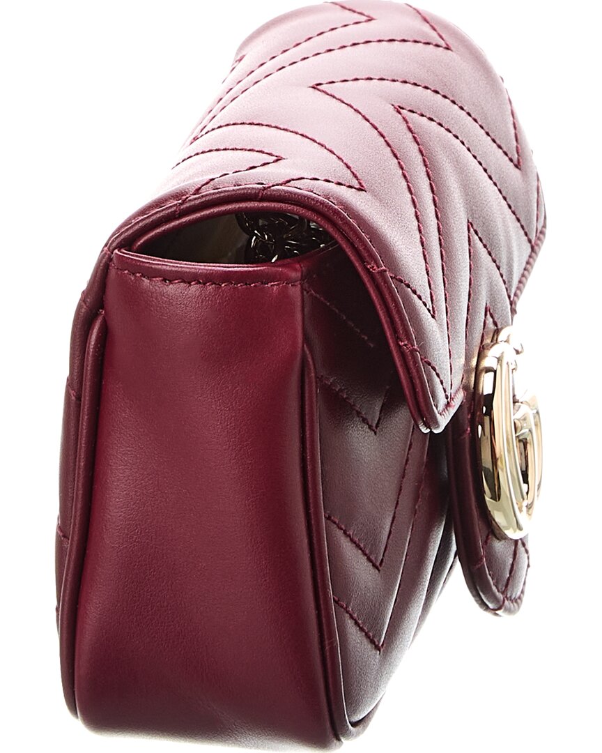 Luxury Gucci Trending 2025 GG Marmont Super Mini Matelasse Leather Shoulder Bag