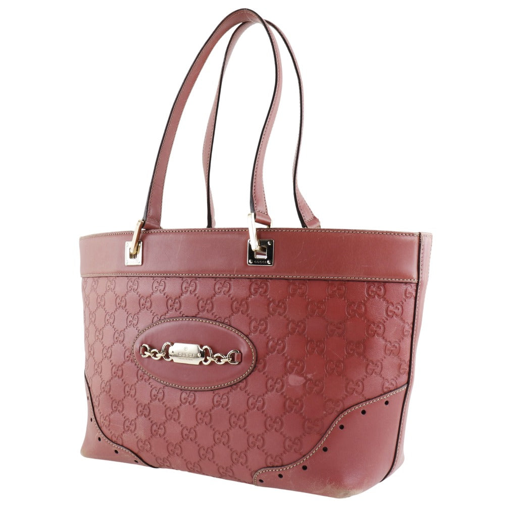 Gucci Shima Line  Leather Tote Bag