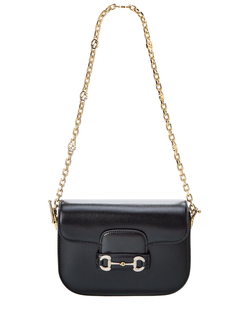 Luxury Gucci Trending 2025 Horsebit 1955 Mini Leather Shoulder Bag