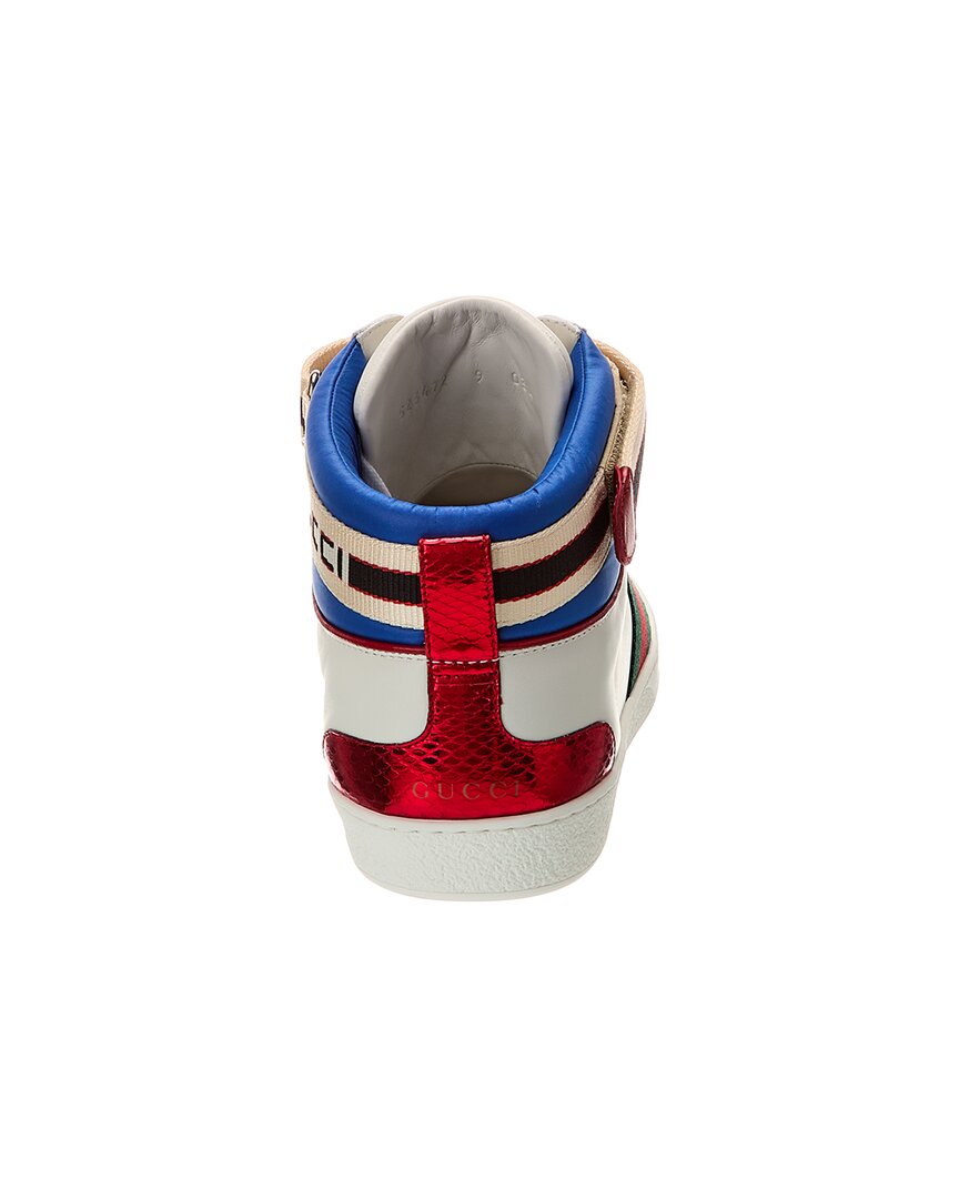 Gucci Leather High-Top Sneaker
