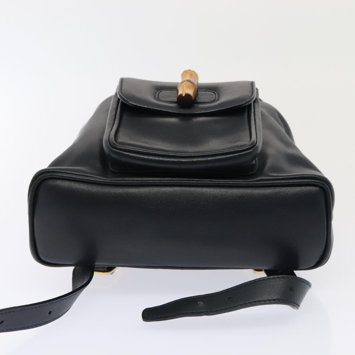 Gucci Bamboo  Leather Backpack Bag ()