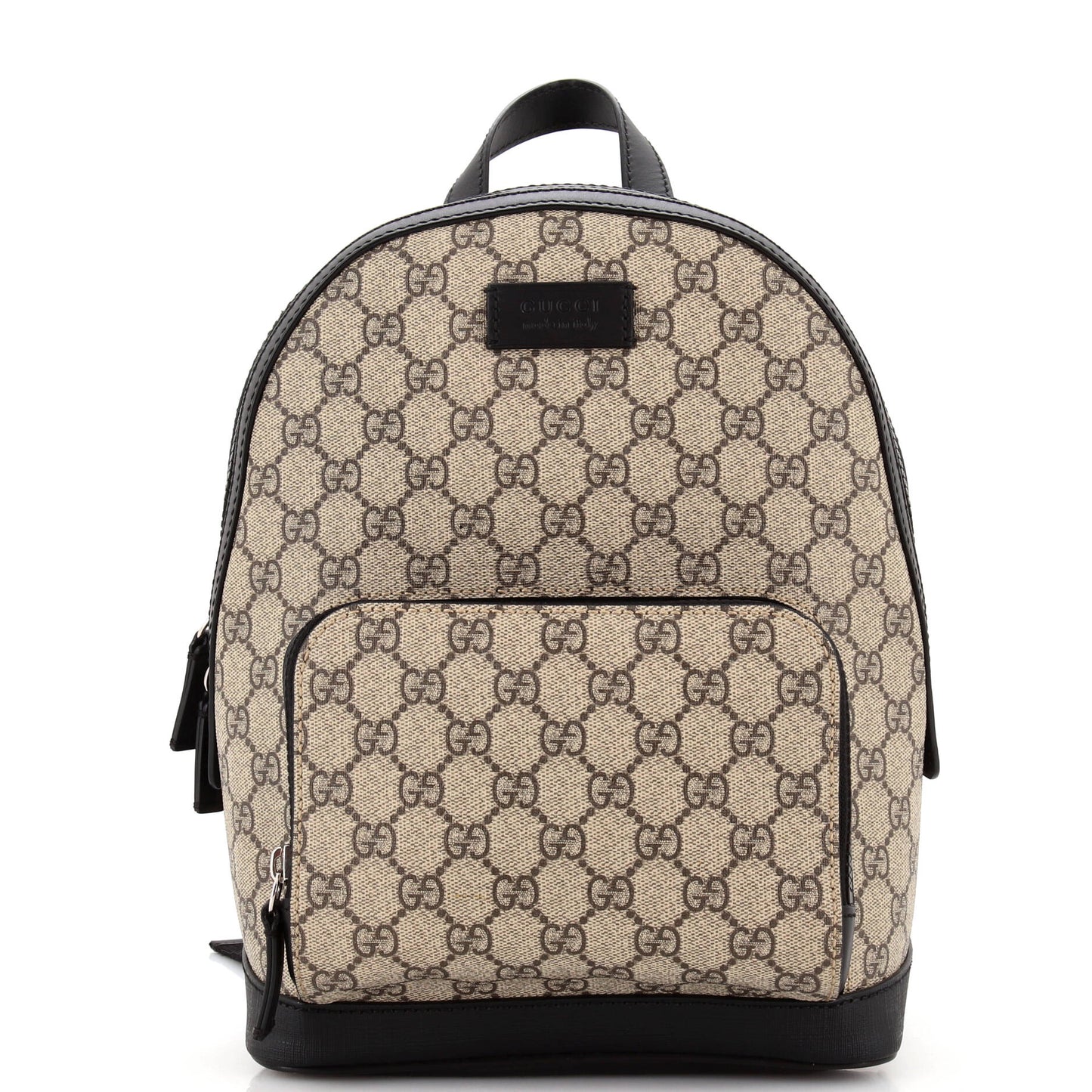 Luxury Gucci Trending 2025 Zip Pocket Backpack GG Coated Canvas Small