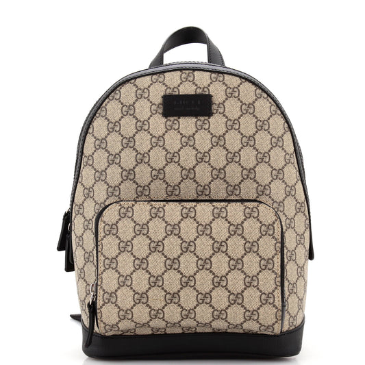 Luxury Gucci Trending 2025 Zip Pocket Backpack GG Coated Canvas Small