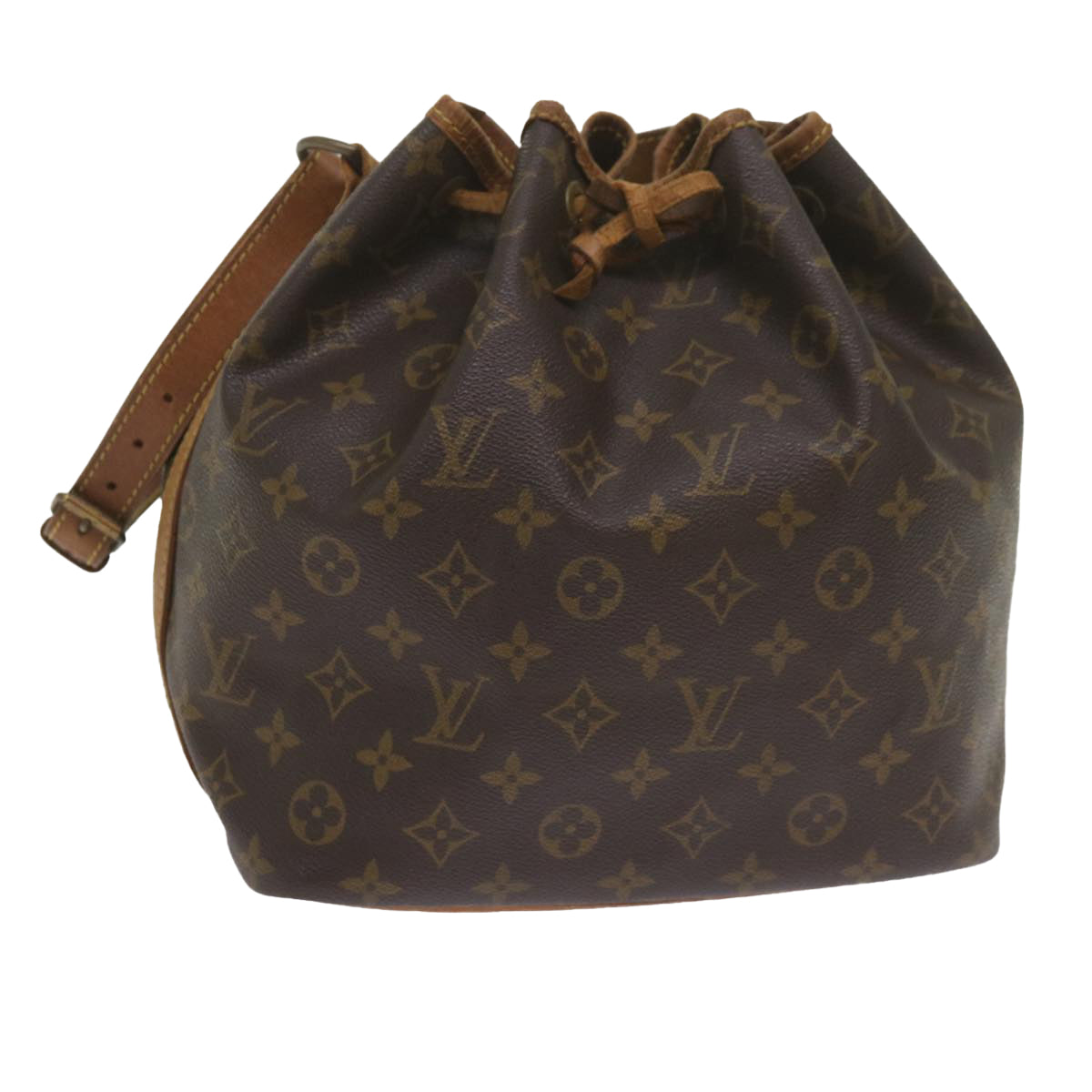 LOUIS VUITTON Monogram Petit Noe Shoulder Bag M42226 LV 61042