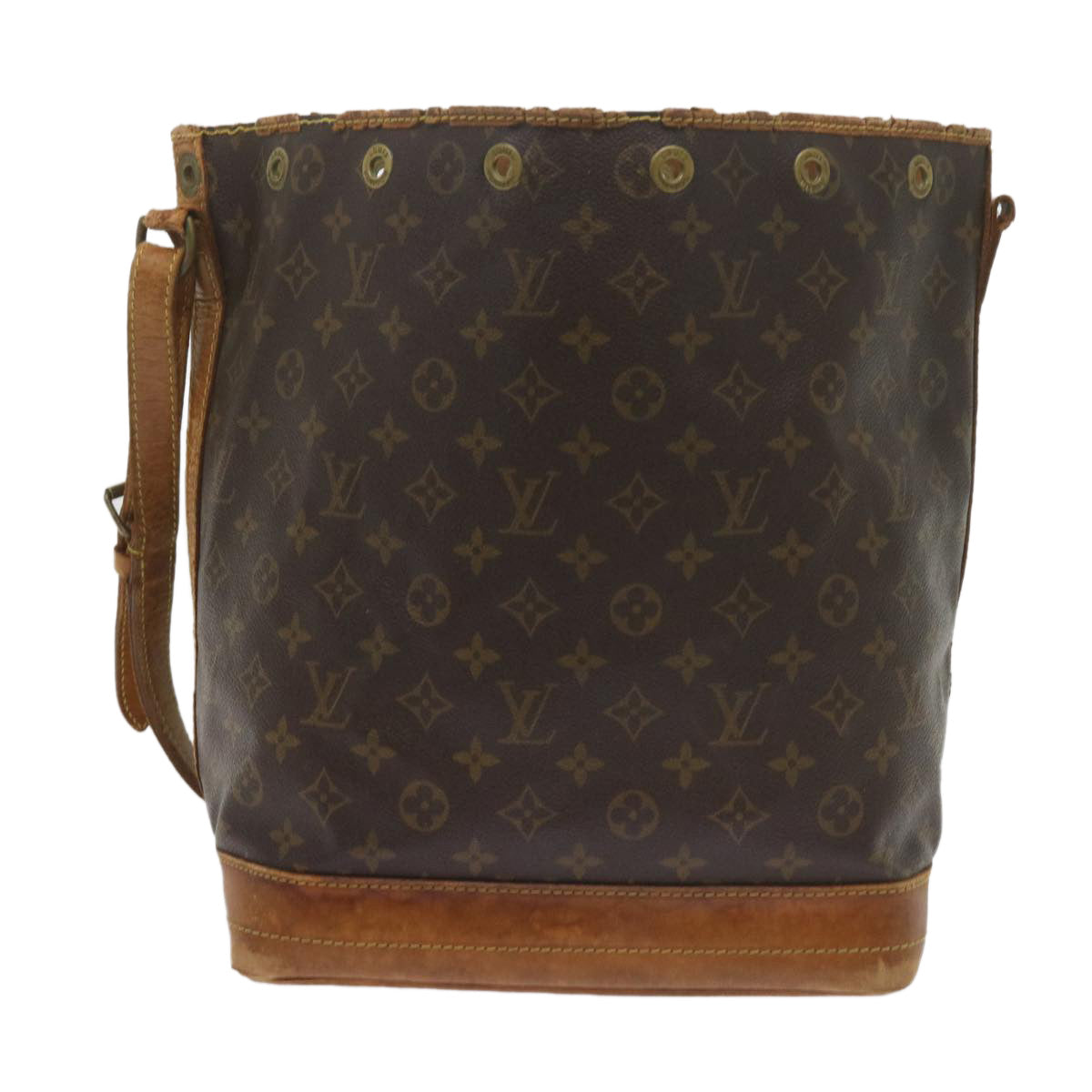 LOUIS VUITTON Monogram Noe Shoulder Bag M42224 LV 61125
