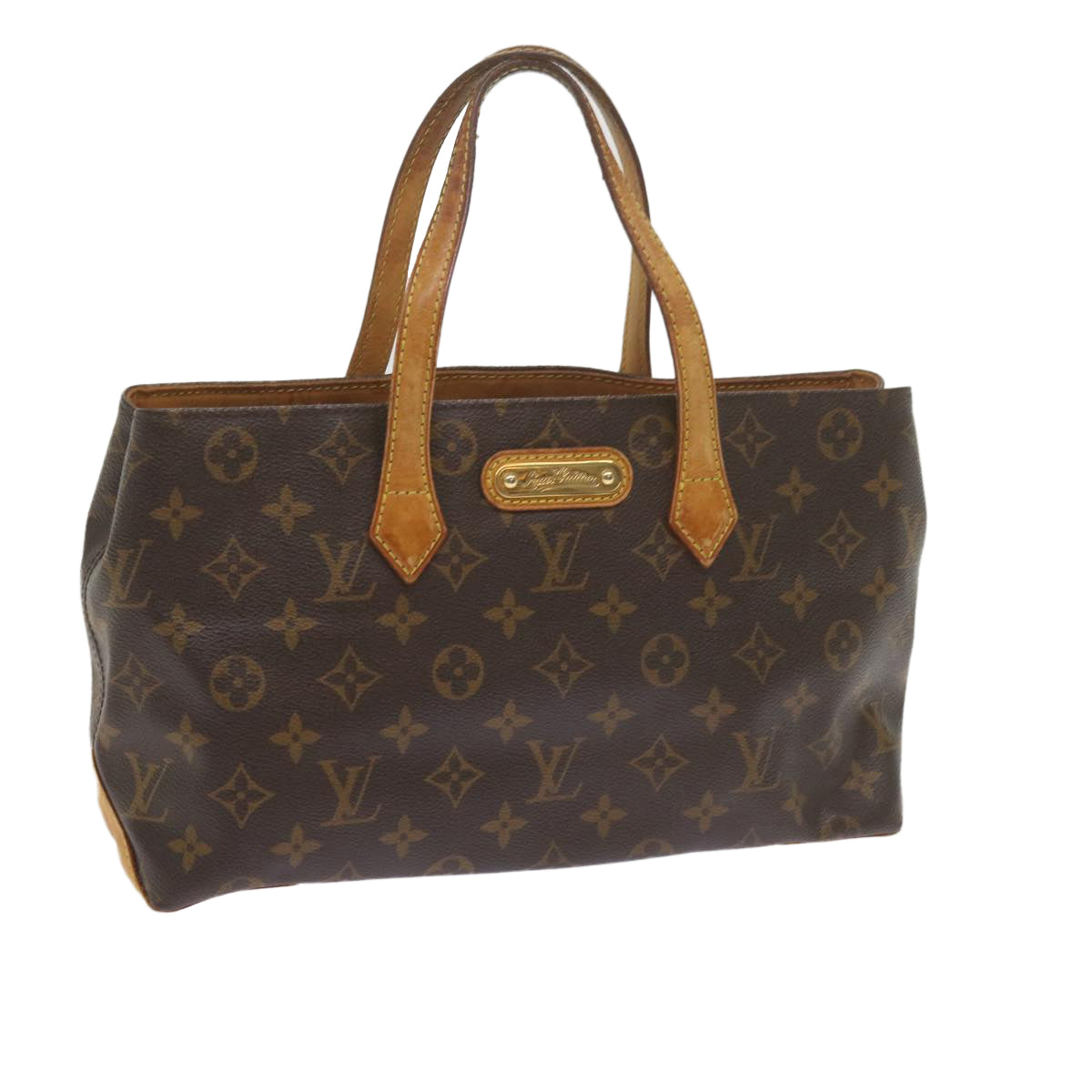 LOUIS VUITTON Monogram Wilshire PM Hand Bag M40595 LV 61149