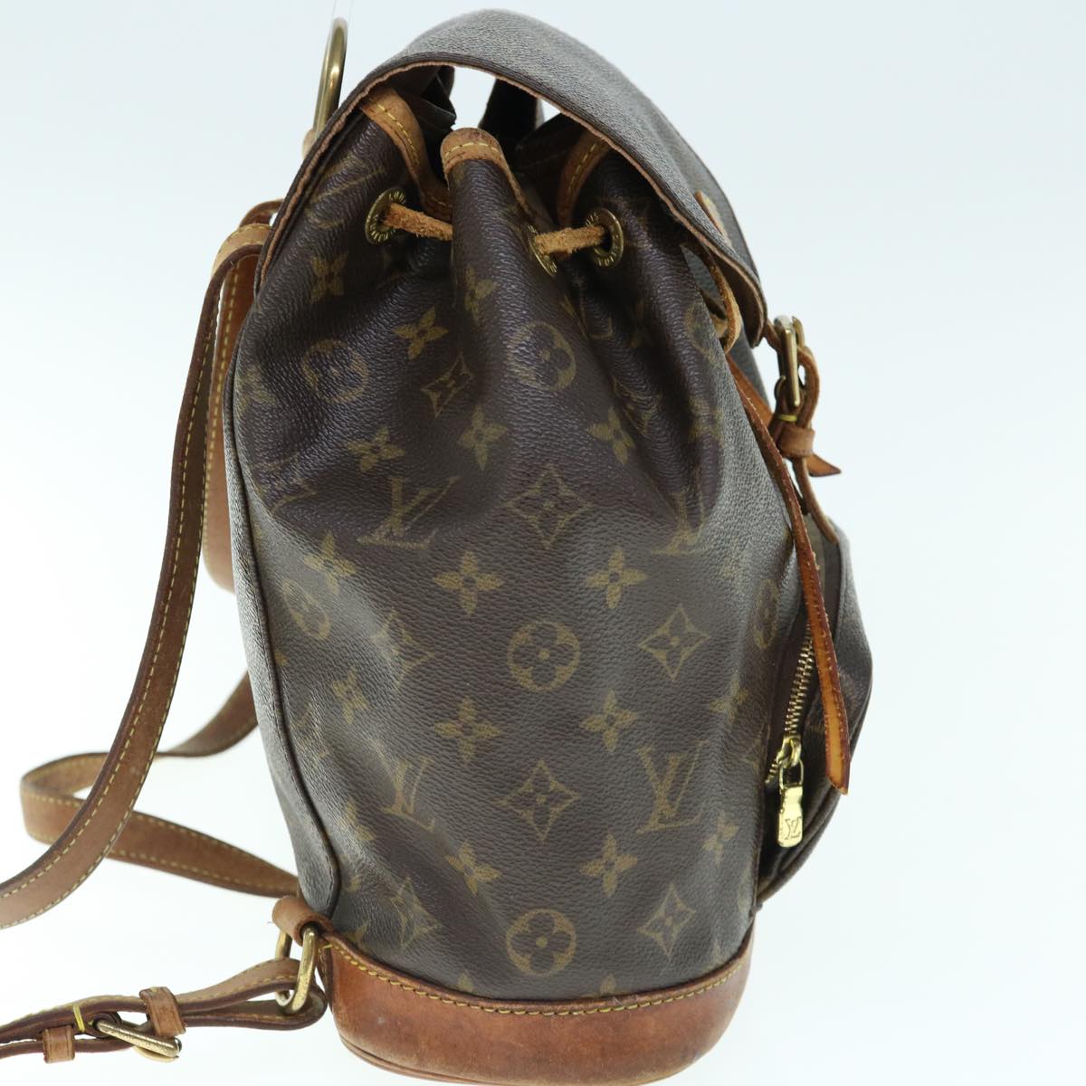 LOUIS VUITTON Monogram Montsouris MM Backpack M51136 LV 61157