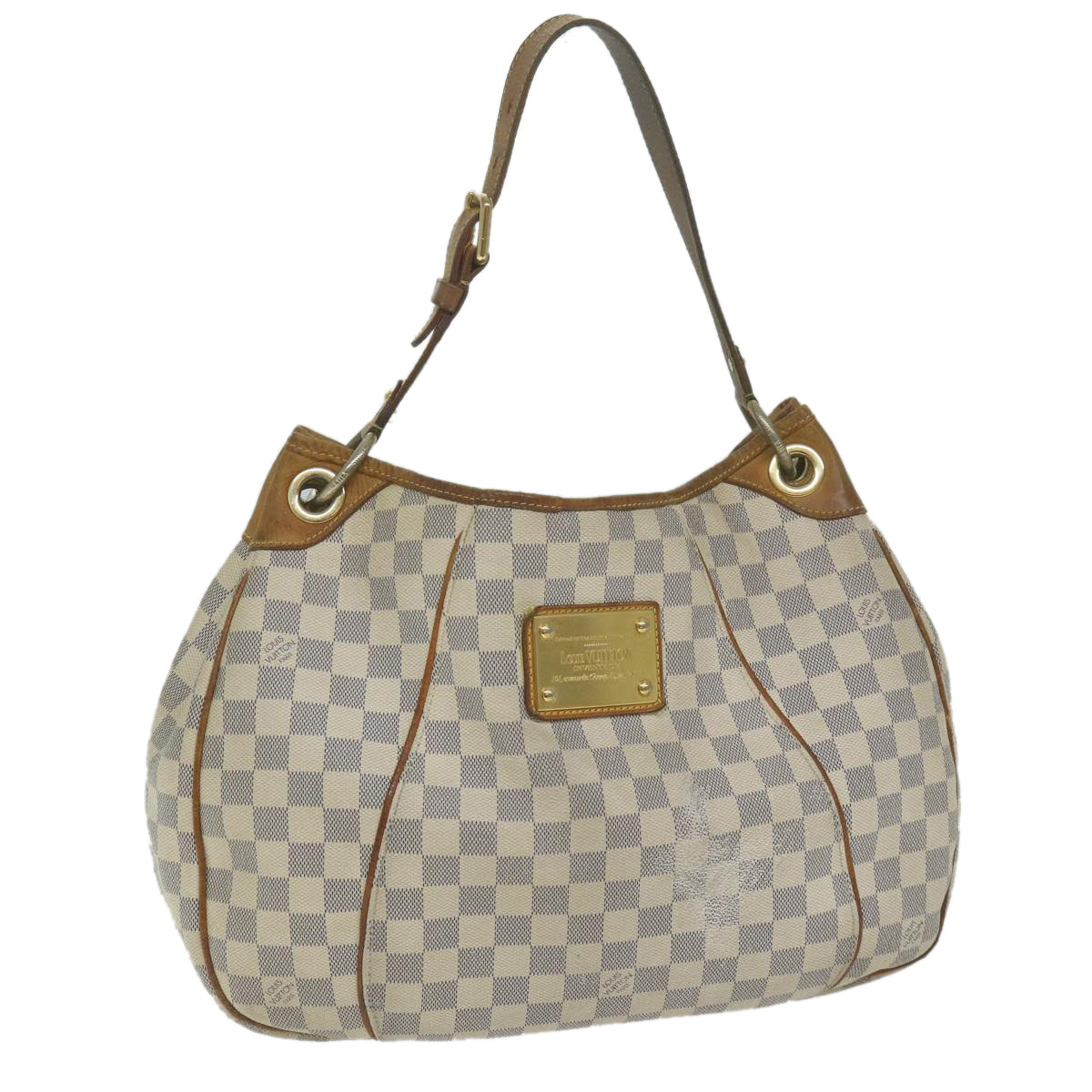LOUIS VUITTON Damier Azur Galliera PM Shoulder Bag N55215 LV 61163