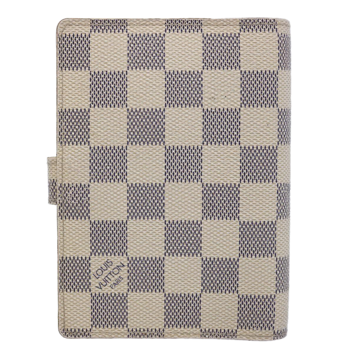 LOUIS VUITTON Damier Azur Agenda PM Day Planner Cover R20706 LV 61180