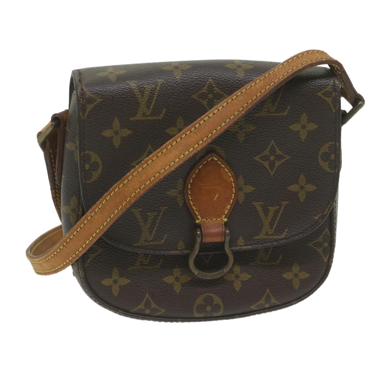 LOUIS VUITTON Monogram Saint Cloud PM Shoulder Bag M51244 LV 61187
