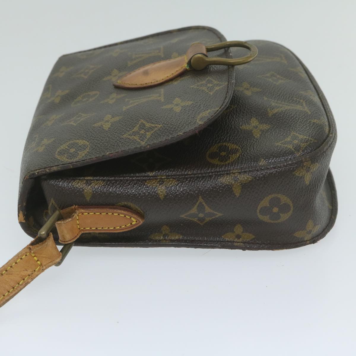 LOUIS VUITTON Monogram Saint Cloud MM Shoulder Bag M51243 LV 61200
