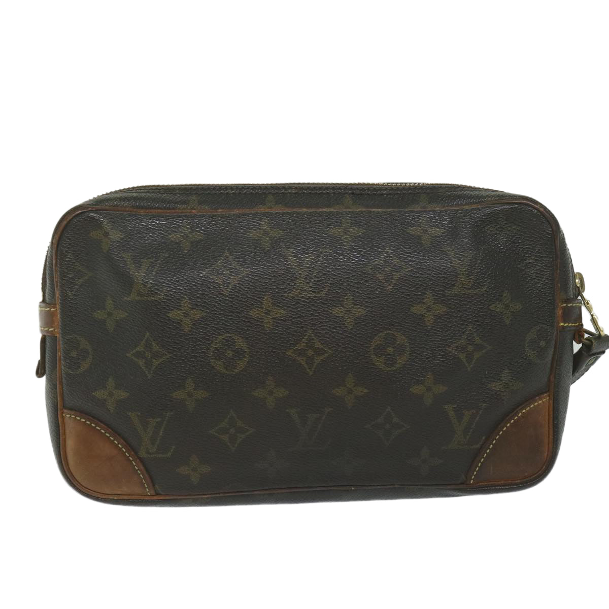 LOUIS VUITTON Monogram Marly Dragonne GM Clutch Bag M51825 LV 61213