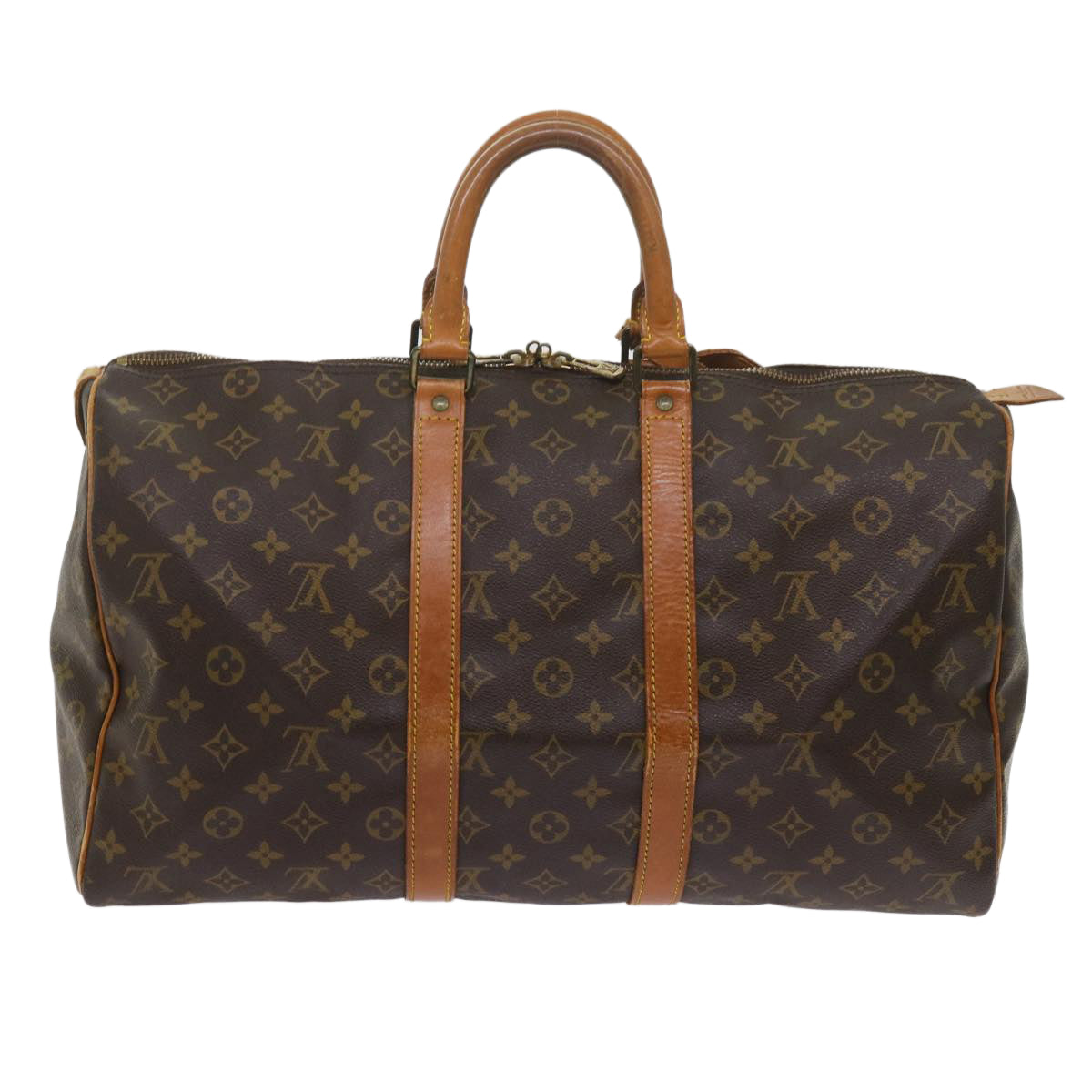 LOUIS VUITTON Monogram Keepall 45 Boston Bag M41428 LV 61250