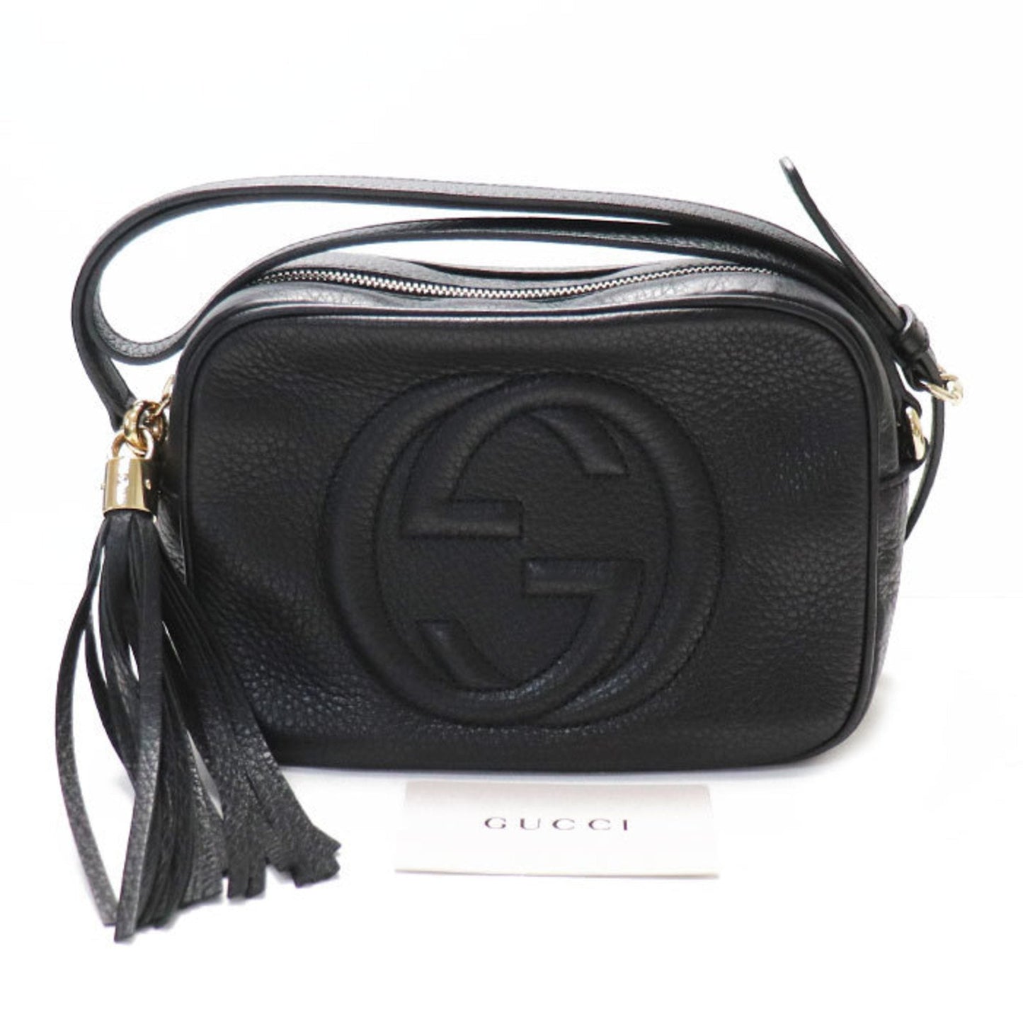 Luxury Gucci Trending 2025 Soho  Leather Shoulder Bag ()