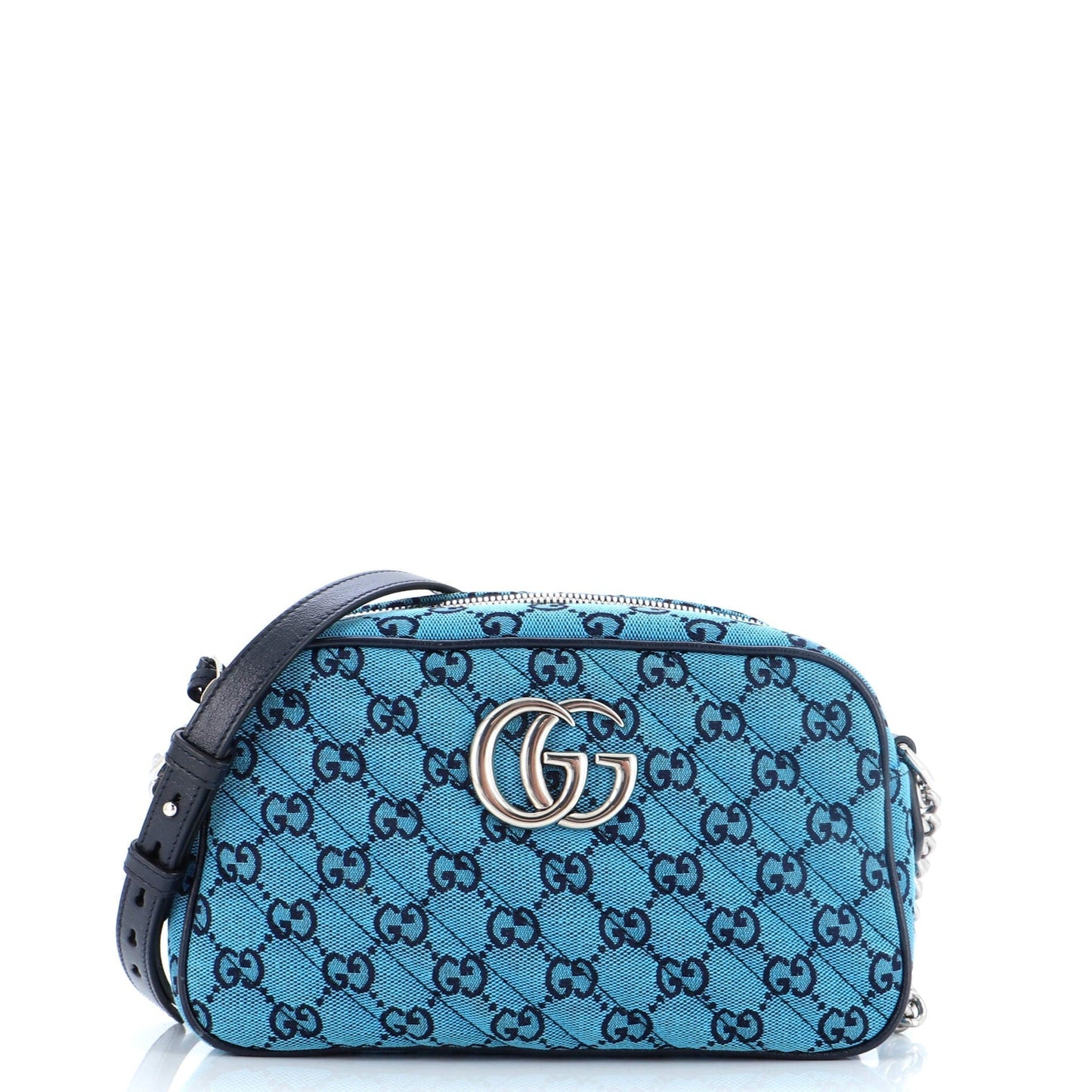 Luxury Gucci Trending 2025 GG Marmont Shoulder Bag Diagonal Quilted GG Canvas Small