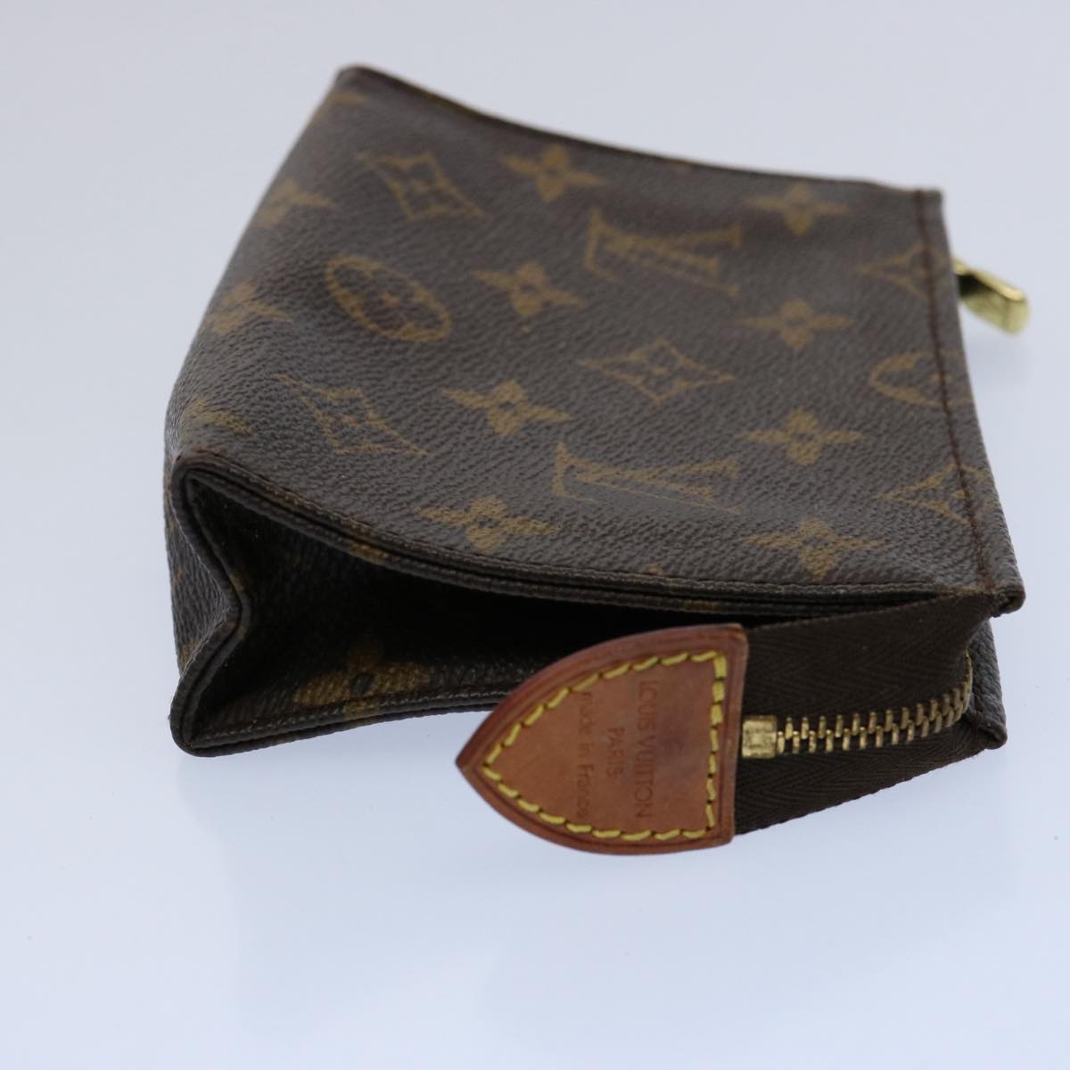 LOUIS VUITTON Monogram Poche Toilette 15 Pouch M47546 LV 61290