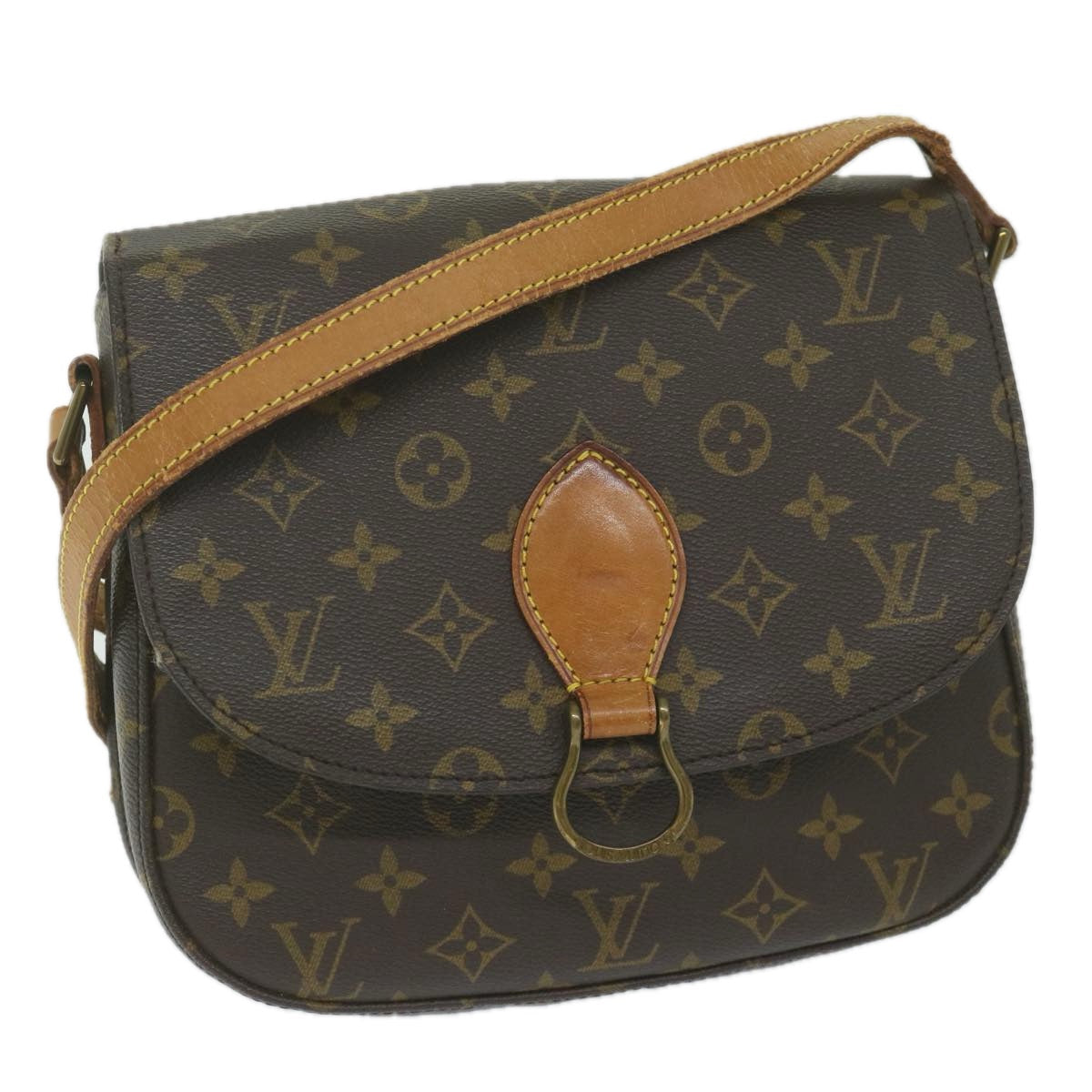 LOUIS VUITTON Monogram Saint Cloud GM Shoulder Bag M51242 LV 61307
