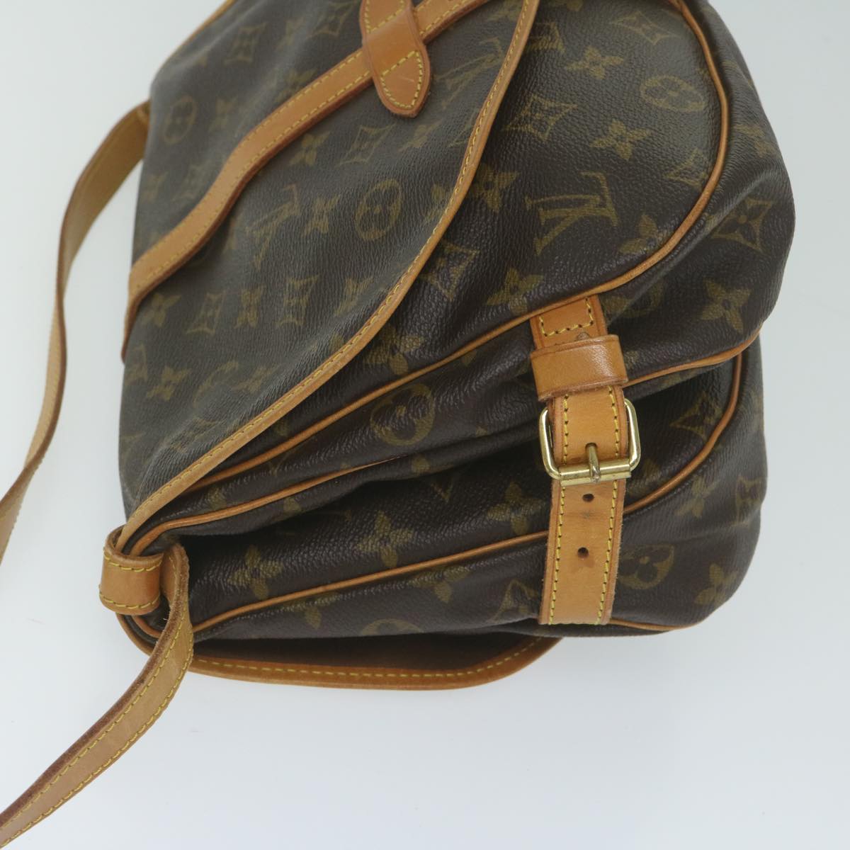 LOUIS VUITTON Monogram Saumur 30 Shoulder Bag M42256 LV 61335