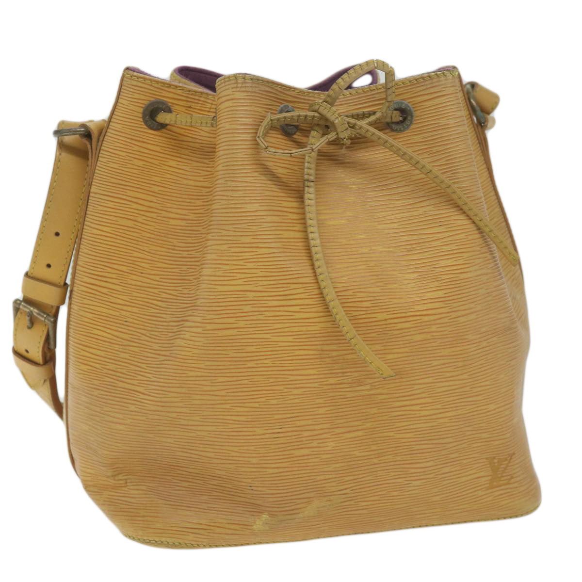 LOUIS VUITTON Epi Petit Noe Shoulder Bag Tassili Yellow M44109 LV 61354