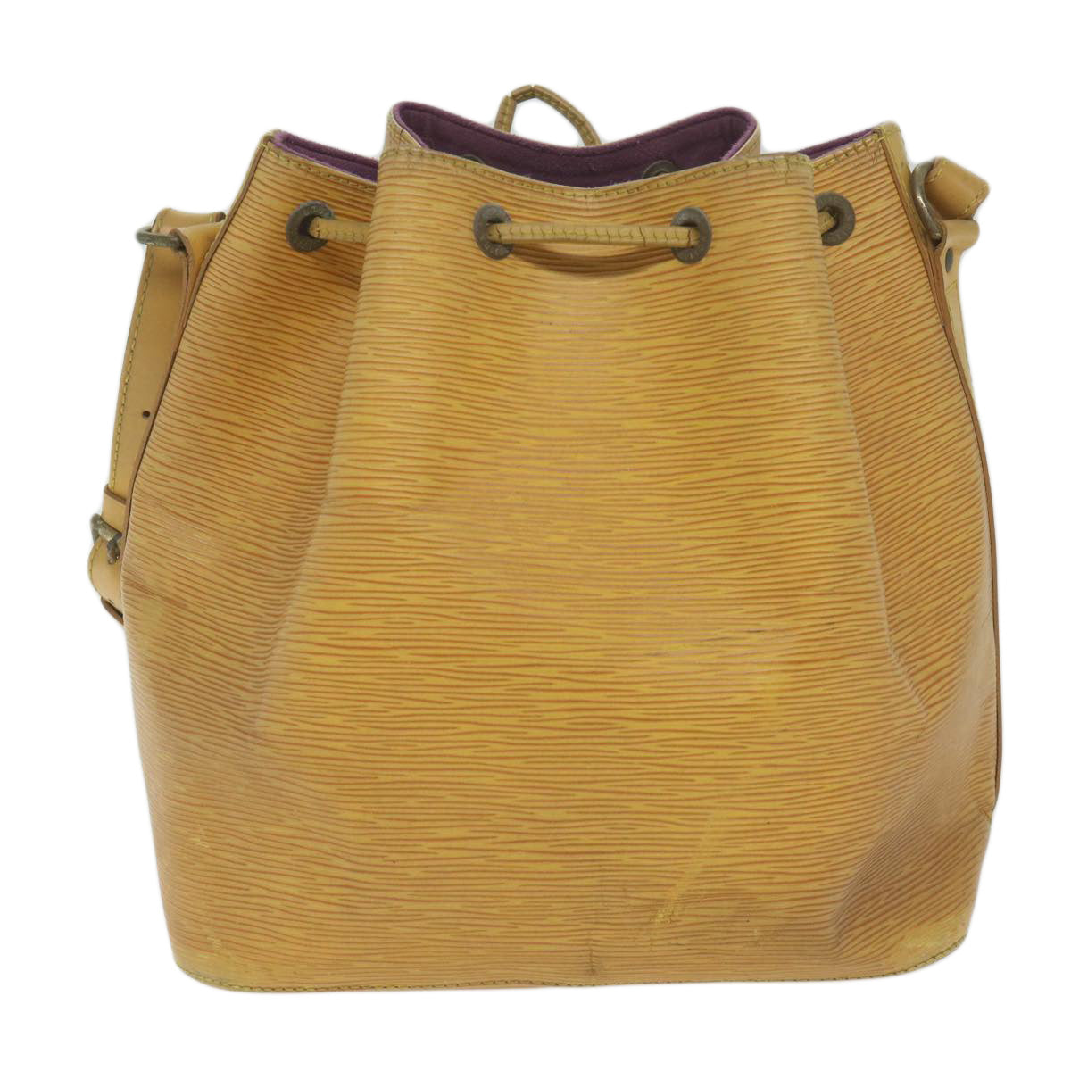 LOUIS VUITTON Epi Petit Noe Shoulder Bag Tassili Yellow M44109 LV 61354
