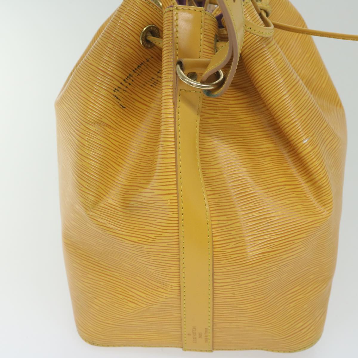 LOUIS VUITTON Epi Petit Noe Shoulder Bag Tassili Yellow M44109 LV 61356