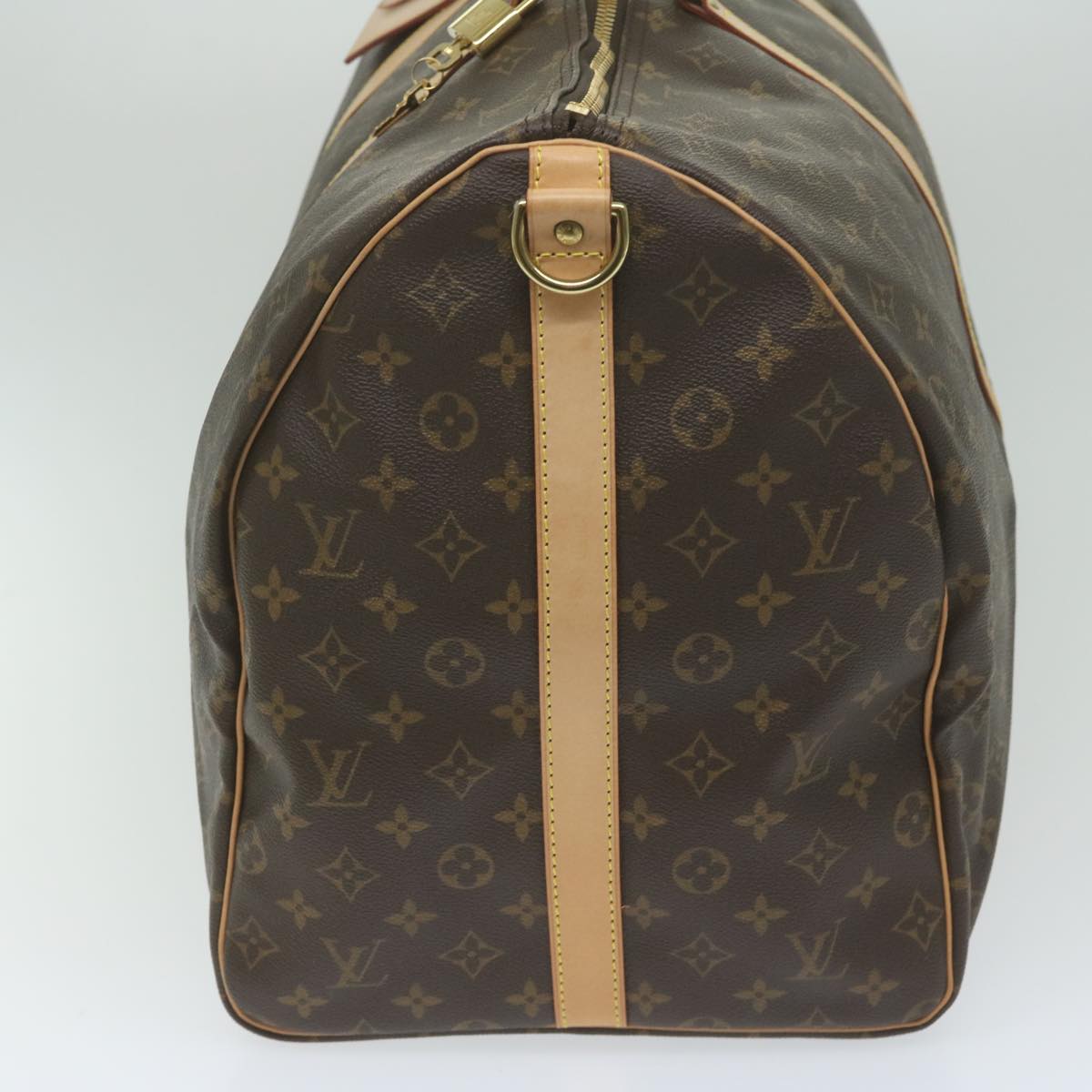 LOUIS VUITTON Monogram Keepall Bandouliere 60 Boston Bag M41412 LV 61371S