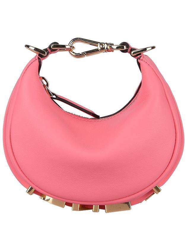 Luxury Fendi Nano Luxury Fendigraphy Hobo Tote Bag Pink