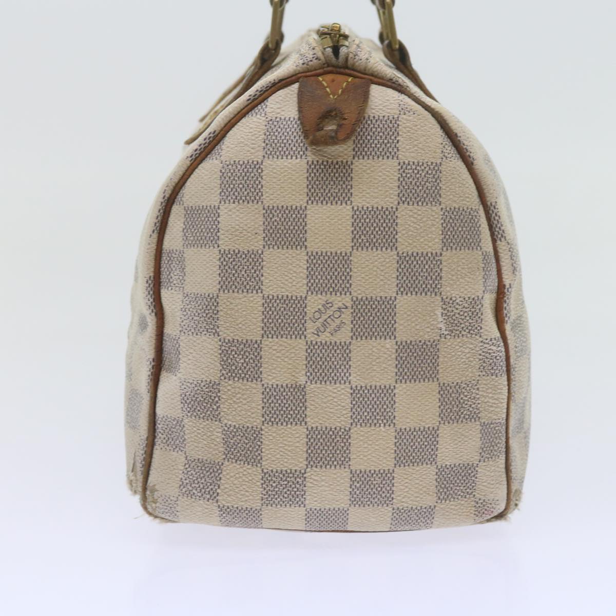 LOUIS VUITTON Damier Azur Speedy 25 Hand Bag N41534 LV 61402