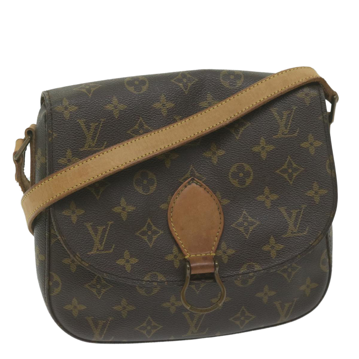 LOUIS VUITTON Monogram Saint Cloud GM Shoulder Bag M51242 LV 61451