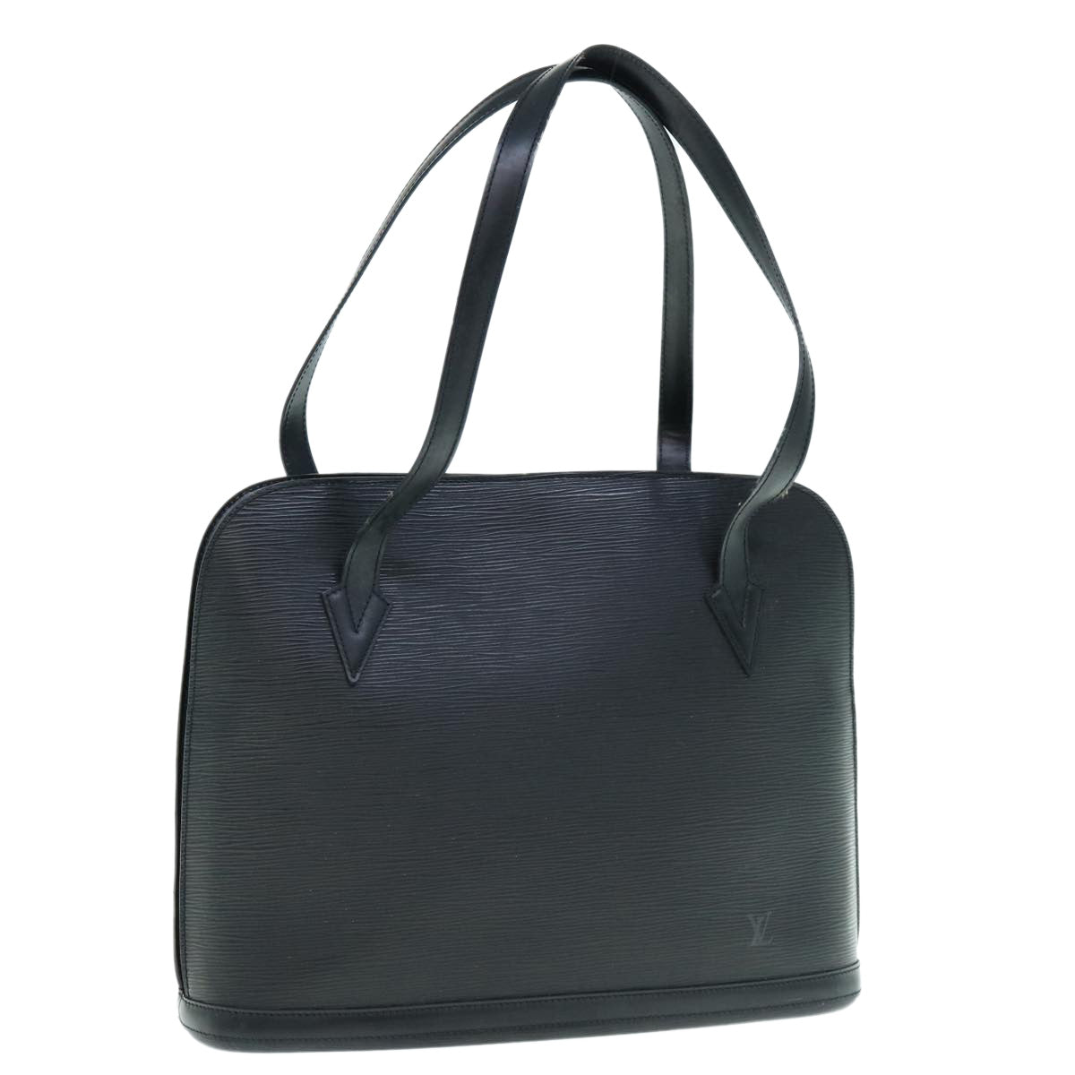 LOUIS VUITTON Epi Lussac Shoulder Bag Black M52282 LV 61507
