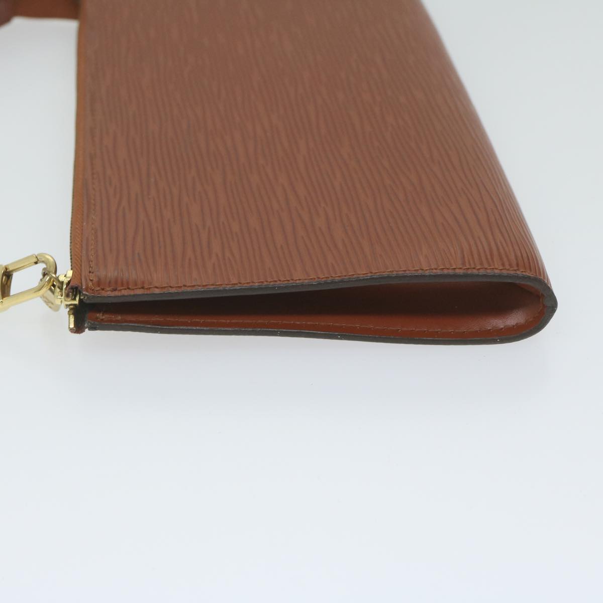 LOUIS VUITTON Epi Pochette Accessoires Pouch Brown M52953 LV 61514