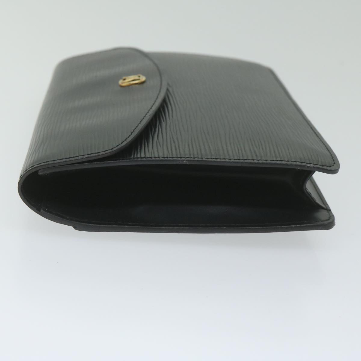 LOUIS VUITTON Epi Montaigne 23 Clutch Bag Black M52662 LV 61524