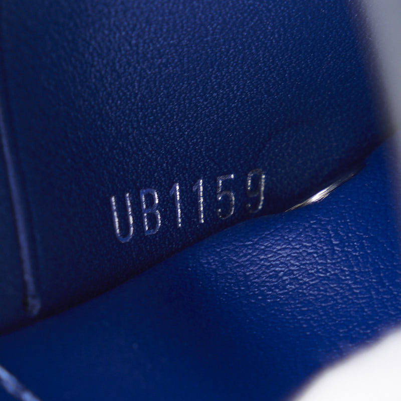 Louis Vuitton Monogram Taiga Dialovery Three Fed Wallet Compact Wallet M67620 Cobalt Blue PVC Leather Men LOUIS VUITTON