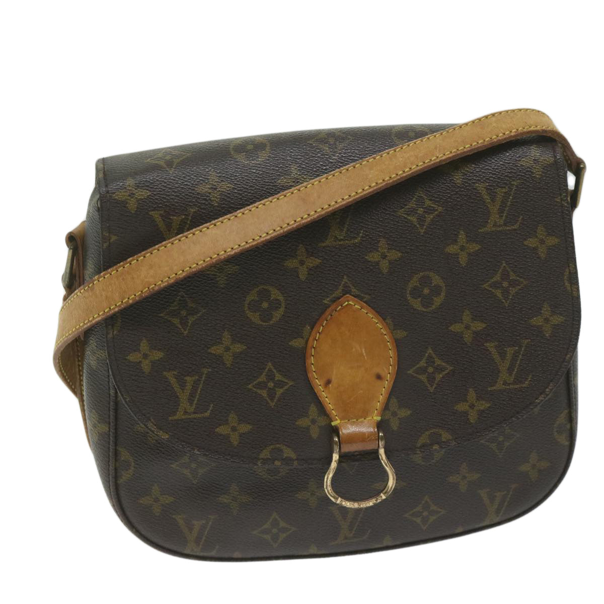 LOUIS VUITTON Monogram Saint Cloud GM Shoulder Bag M51242 LV 61543