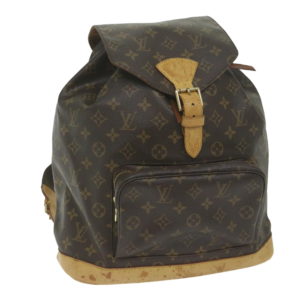 LOUIS VUITTON Monogram Montsouris GM Backpack M51135 LV 61583