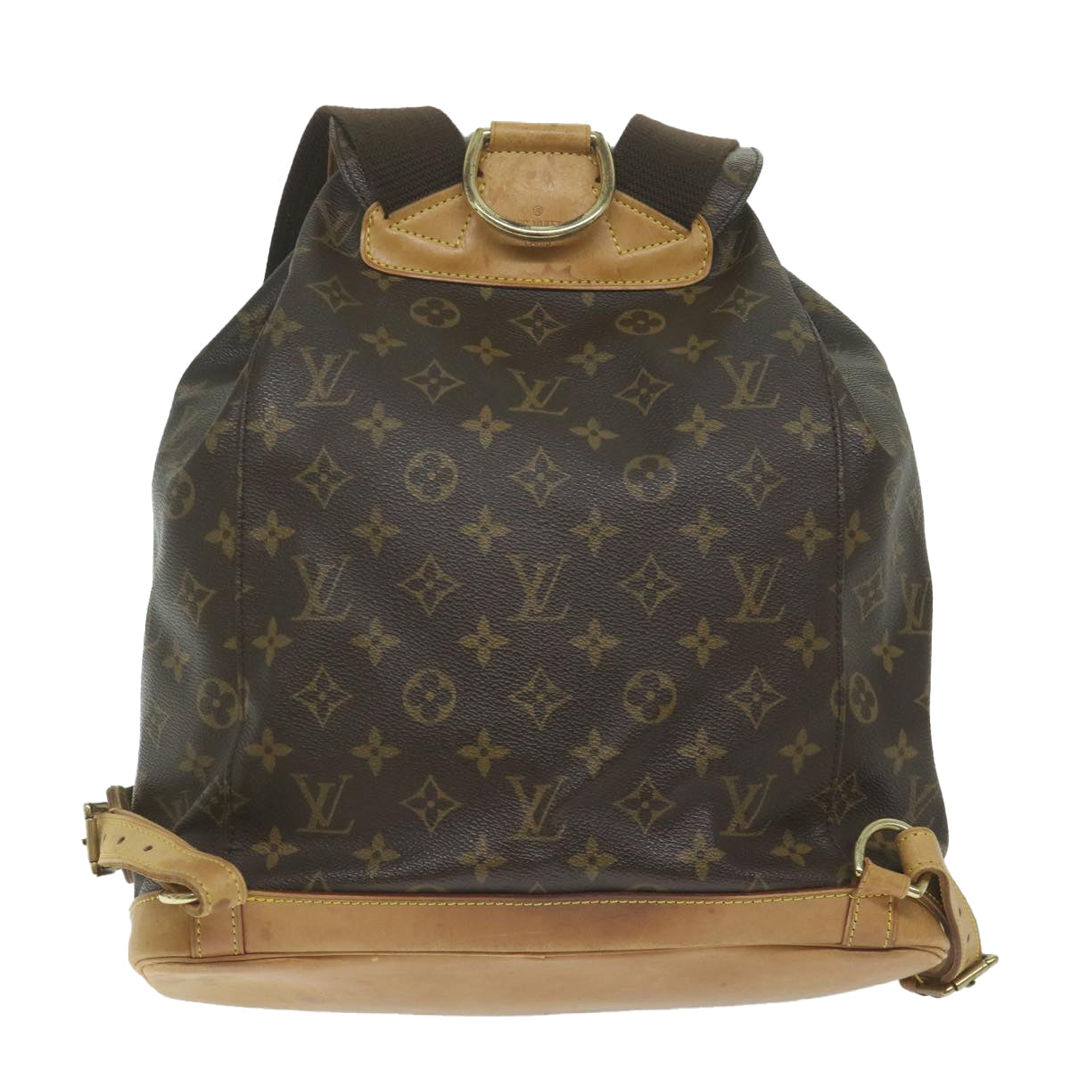LOUIS VUITTON Monogram Montsouris GM Backpack M51135 LV 61583