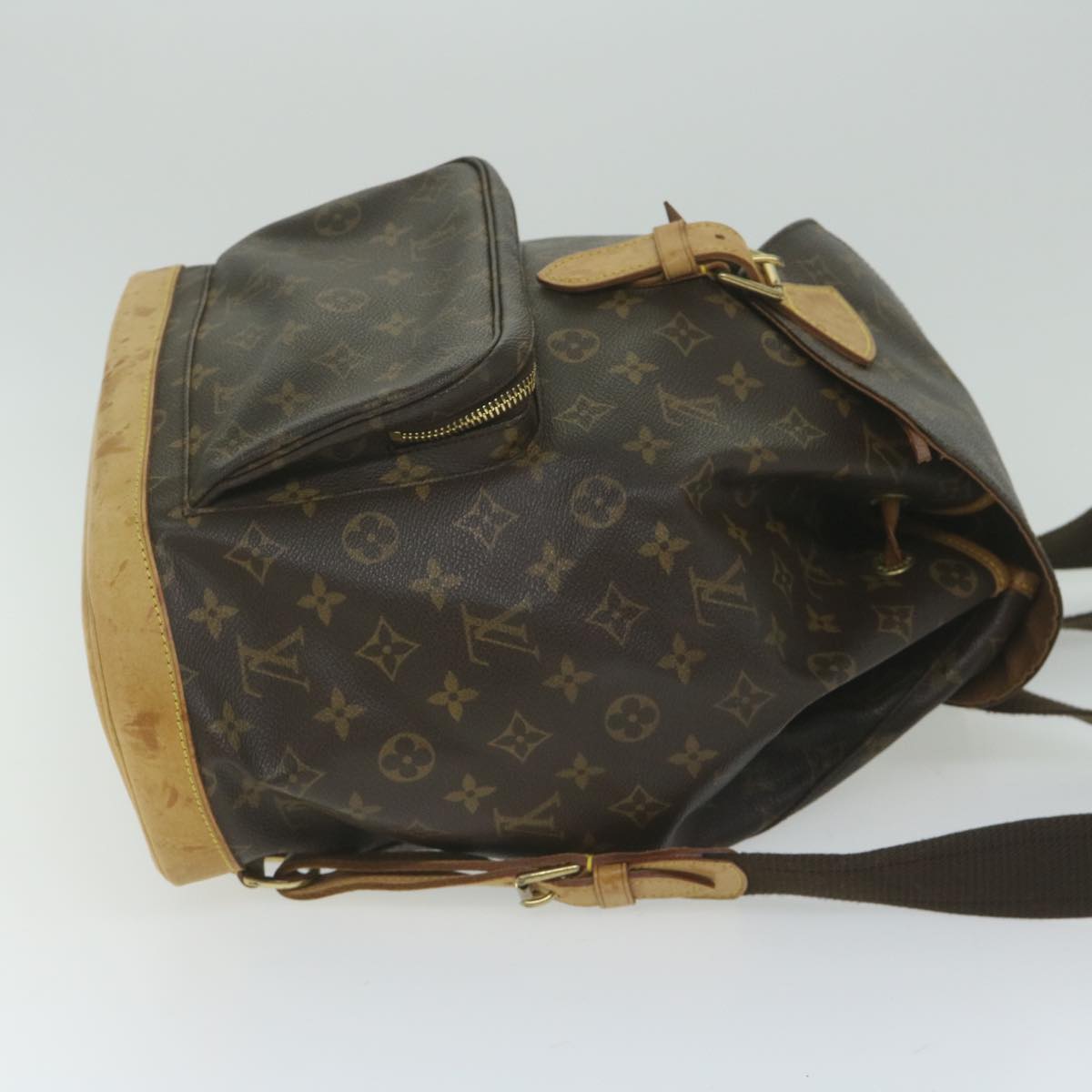 LOUIS VUITTON Monogram Montsouris GM Backpack M51135 LV 61583