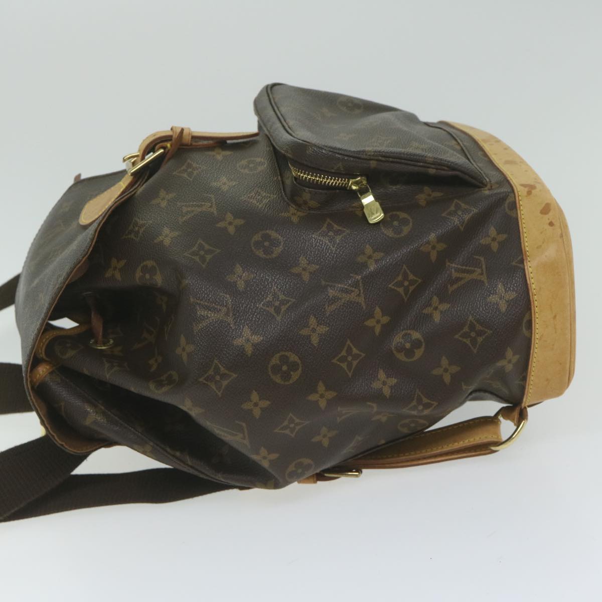 LOUIS VUITTON Monogram Montsouris GM Backpack M51135 LV 61583