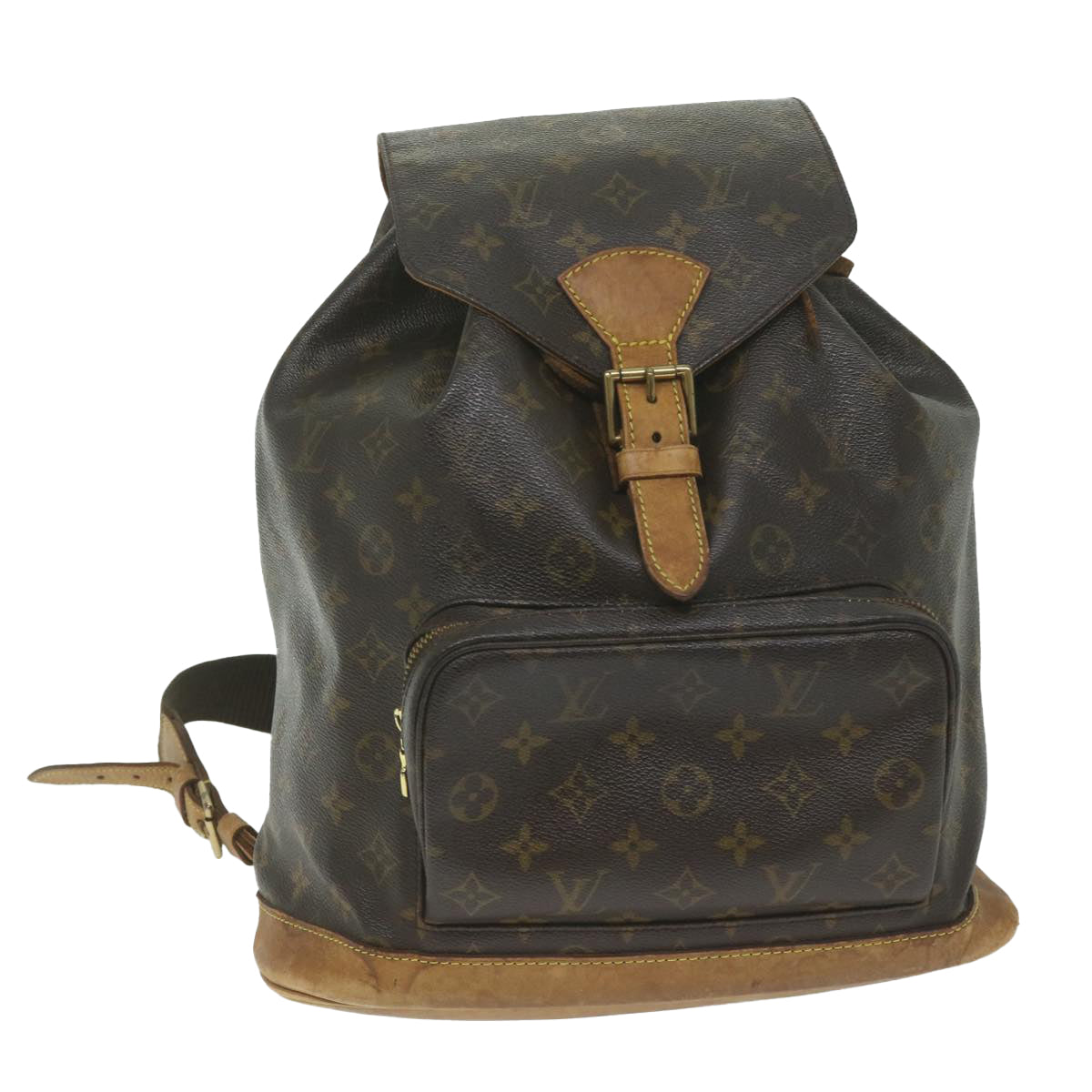 LOUIS VUITTON Monogram Montsouris GM Backpack M51135 LV 61585