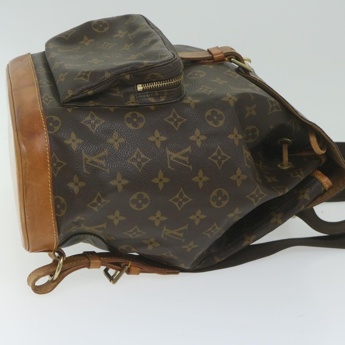 LOUIS VUITTON Monogram Montsouris GM Backpack M51135 LV 61586