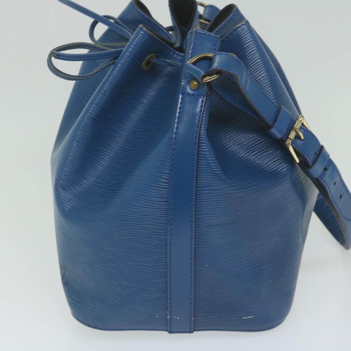 LOUIS VUITTON Epi Petit Noe Shoulder Bag Blue M44105 LV 61616