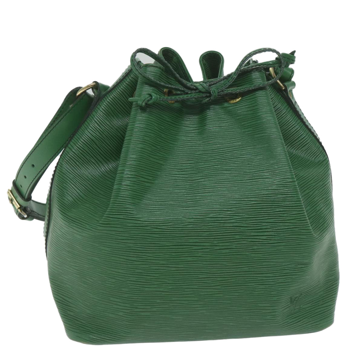 LOUIS VUITTON Epi Petit Noe Shoulder Bag Green M44104 LV 61617
