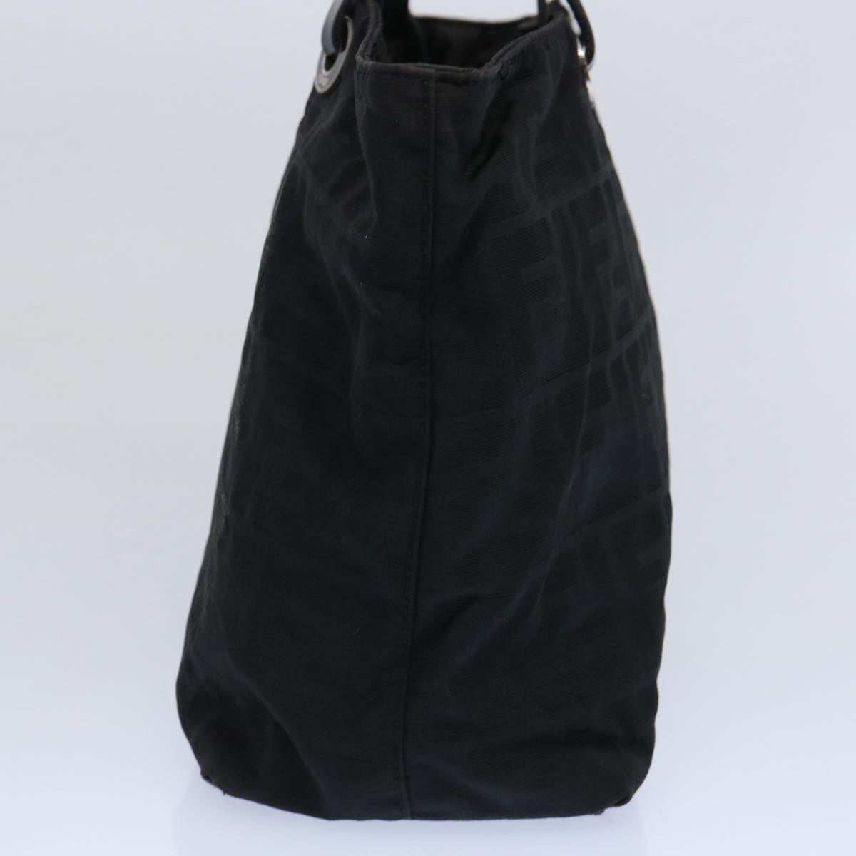Luxury FendiZucca Canvas Hand Bag Black61642