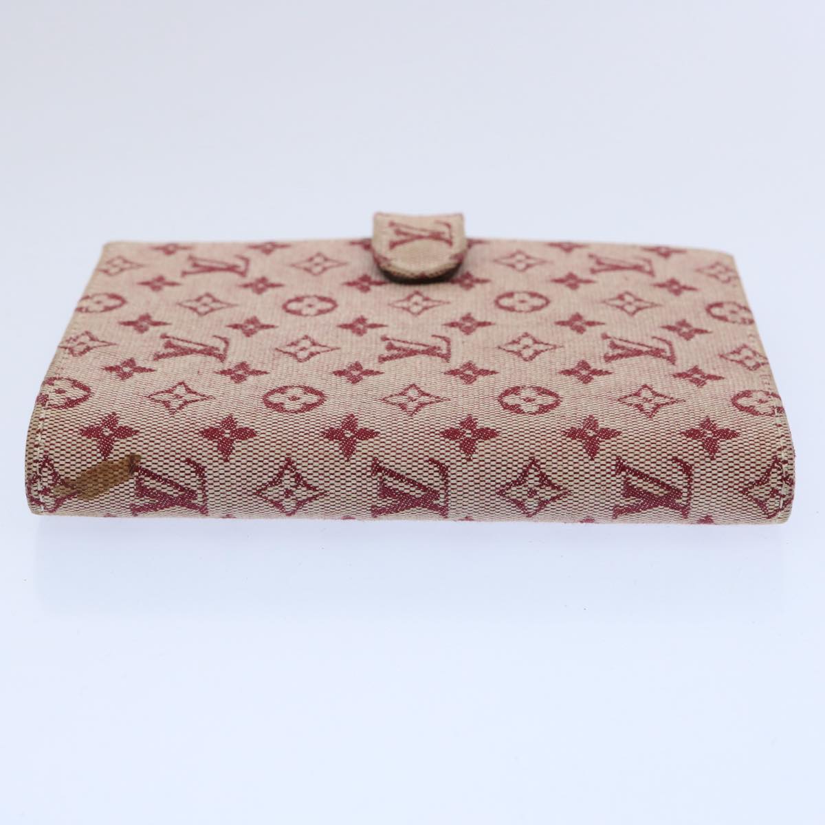 LOUIS VUITTON Monogram Mini Agenda PM Day Planner Cover Red R20912 LV 61679