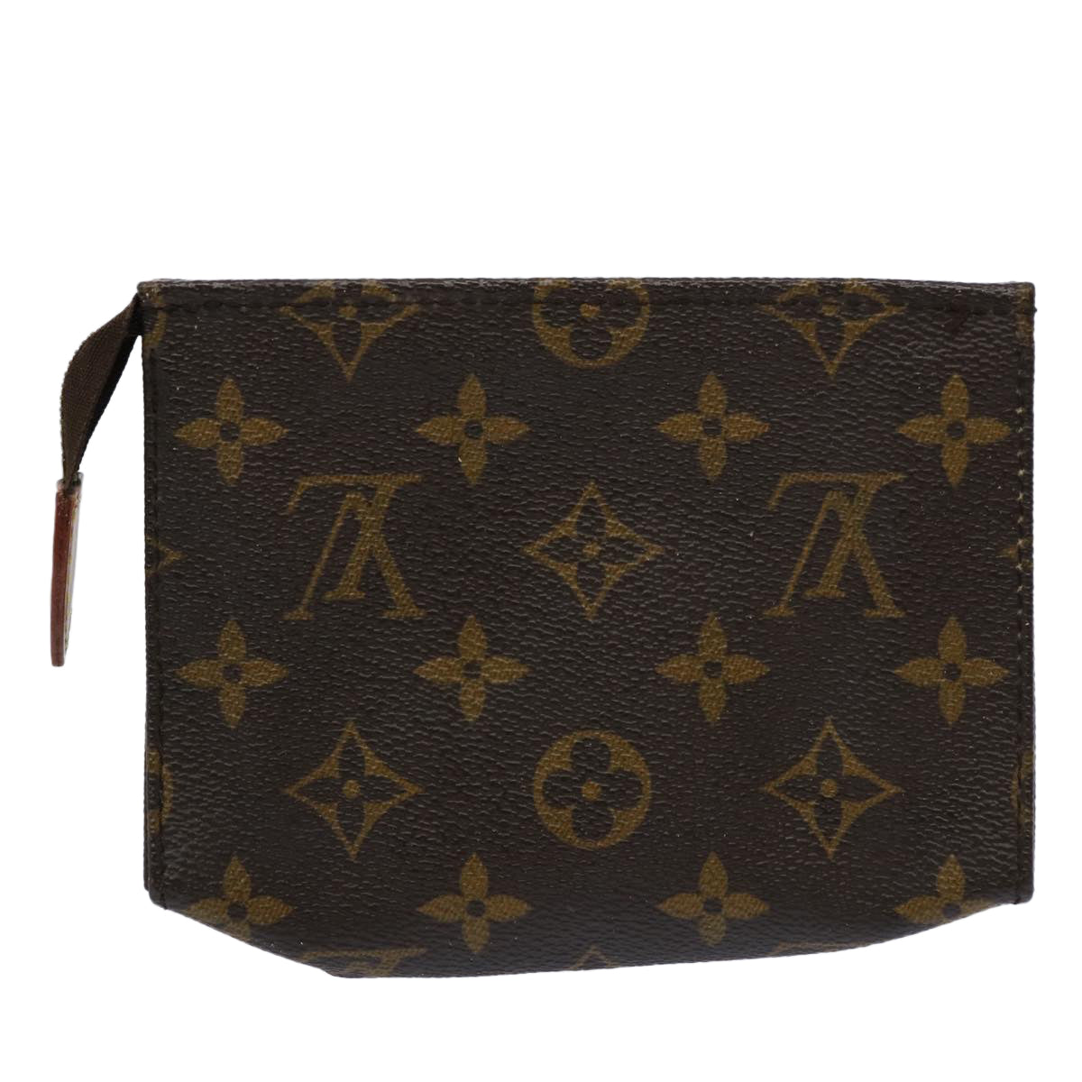 LOUIS VUITTON Monogram Poche Toilette 15 Pouch M47546 LV 61684