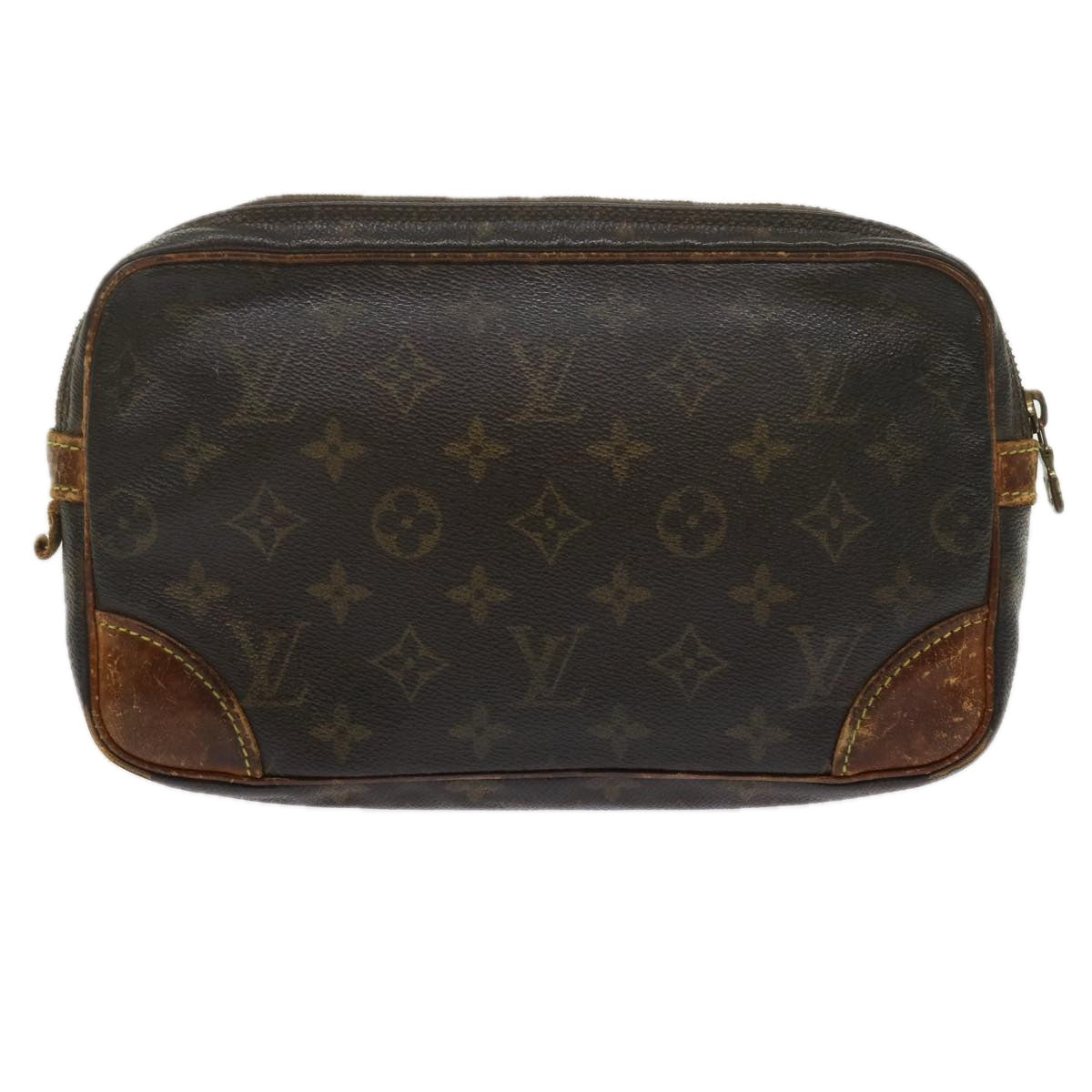 LOUIS VUITTON Monogram Marly Dragonne GM Clutch Bag M51825 LV 61687