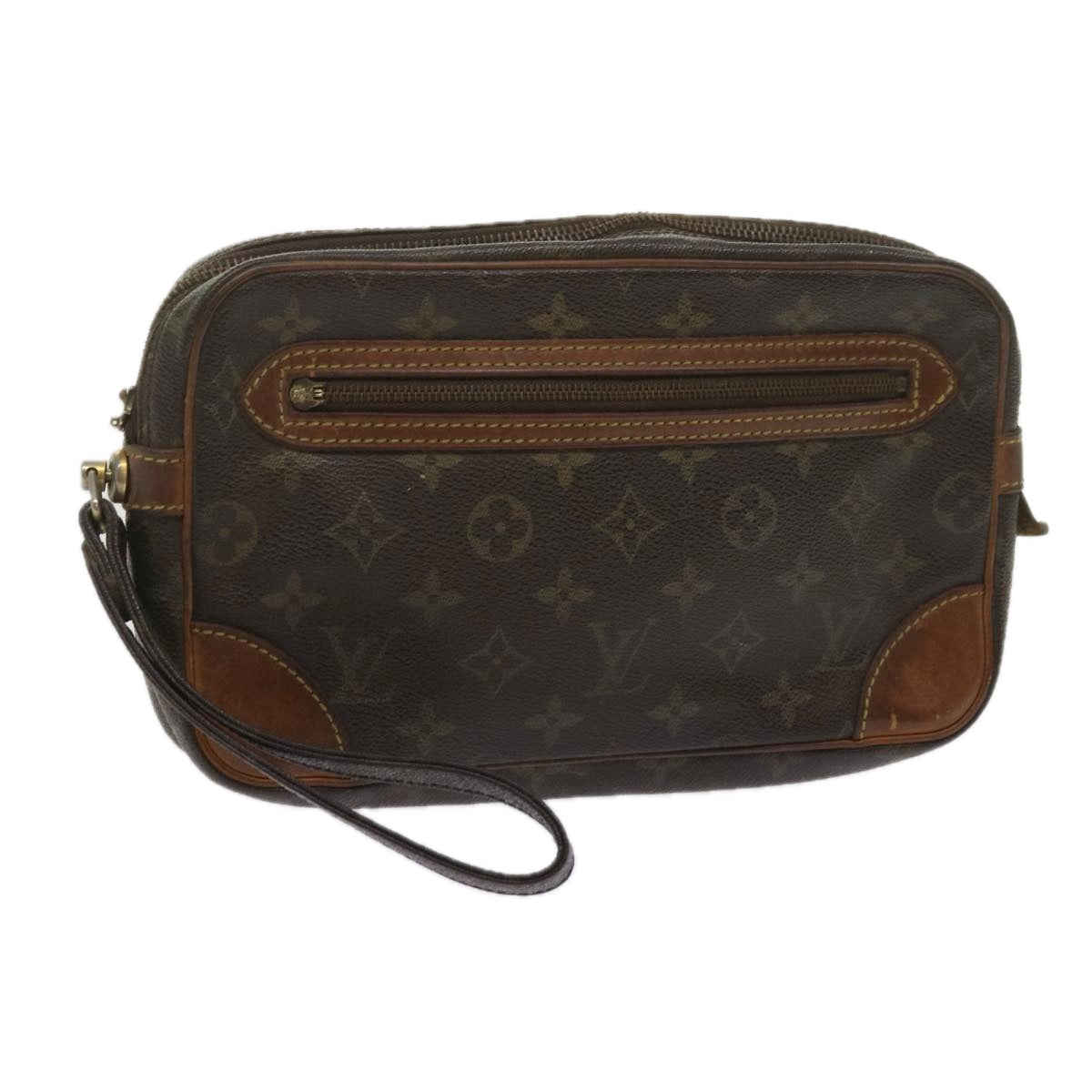 LOUIS VUITTON Monogram Marly Dragonne GM Clutch Bag M51825 LV 61688