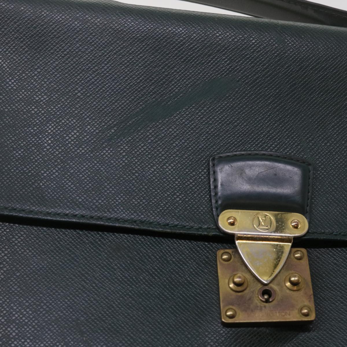 LOUIS VUITTON Taiga Serviette Kourad Business Bag Epicea M30074 LV 61711